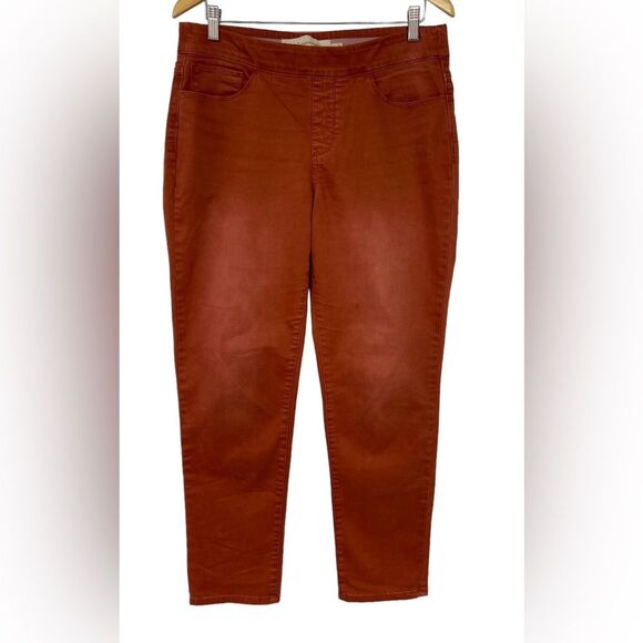 Soft Surroundings Ultimate Denim Pull On Relaxed Jeans - Size Medium - Picture 1 of 8